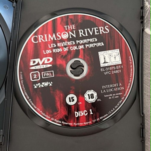 The Crimson Rivers DVD used