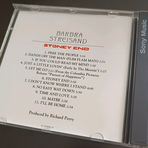 Barbra Streisand Stoney End CD like new, Collectors Choice Edition