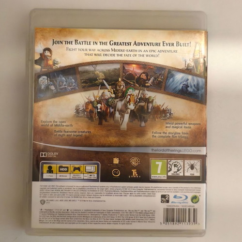 Sony Playstation 3 Lego Lord of the Rings game like new