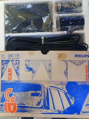 Vintage συναγερμός αυτοκινήτου Philips Model SBC 175 καινούργιο στο κουτί