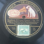 Beethoven 9th Symphony gramophone record used, classical