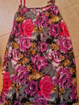 Pink beach dress like new, size L