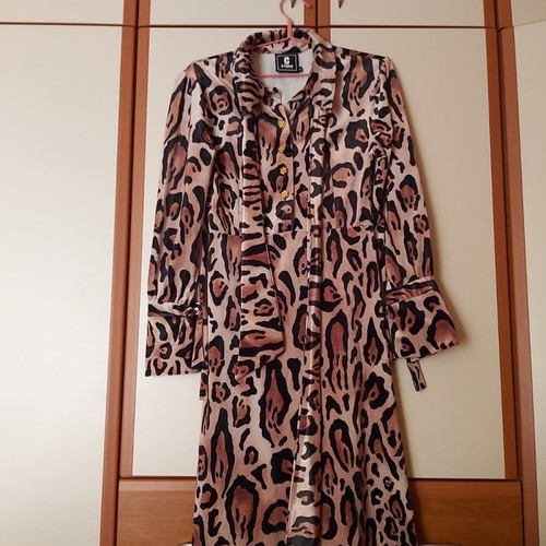 C-Throu women's dress new, size M, velvet leopard print