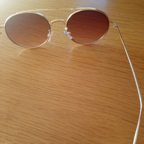 H&M aviator sunglasses gold like new