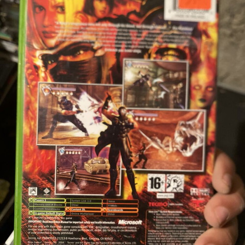 Ninja Gaiden Xbox game