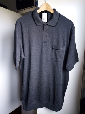 Botany Bay polo shirt new, size L, gray