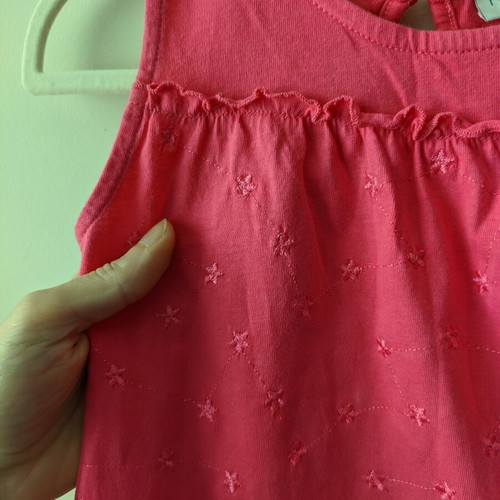 Fagottino summer t-shirt for 3 years old, fuchsia, used with pastel pink gift