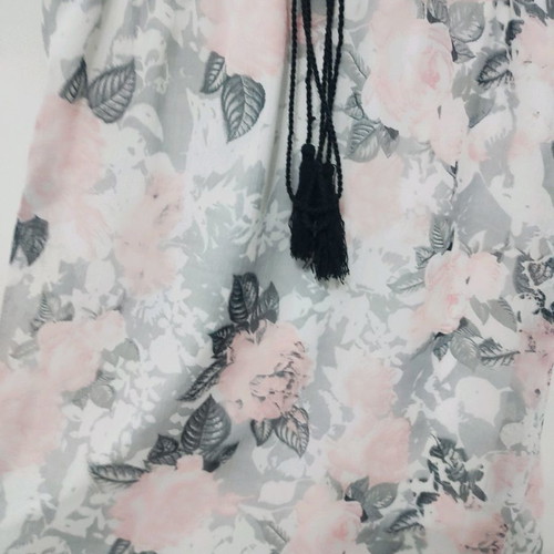 Women's romantic boho dress with side openings, worn once, Small