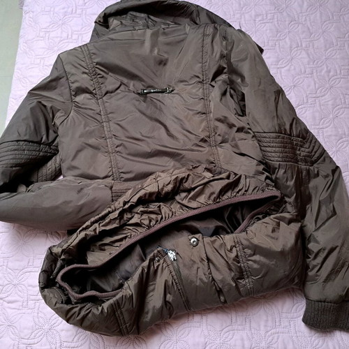 Lynne women's jacket like new, size L, brown