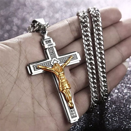 Cross Necklace Jesus Christ Crucifix 3 Models New