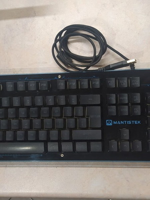 Gaming mechanical keyboard MantisTek με Led φωτισμό καινούργιο