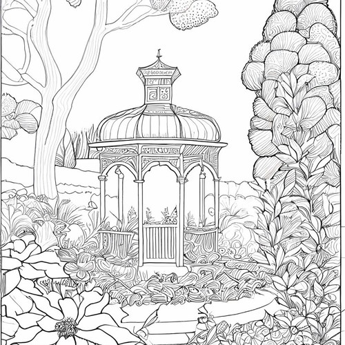 Italy Travel adult coloring book, 75 pages, made to order