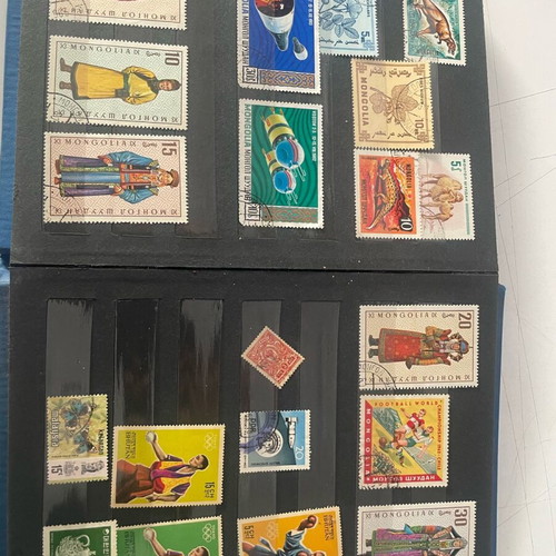 Stamps like new with album