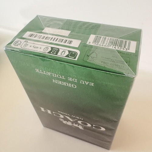 Coach Green Eau de Toilette 100ml new