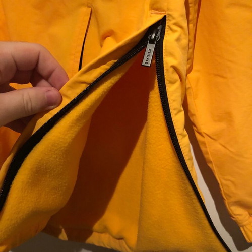 Sik Silk Windbreaker Jacket New Yellow Size L