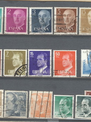 Σφραγίδες Ισπανίας μεταχειρισμένες, πακέτο