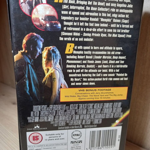 Gone in 60 Seconds VHS special edition, no subtitles
