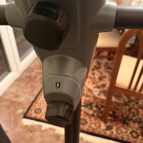Kettler stationary exercise bike used with front wheels