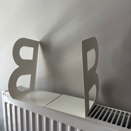 IKEA Busbasse bookends set of 2, new, steel