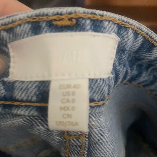 H&M denim shorts like new, blue, size L