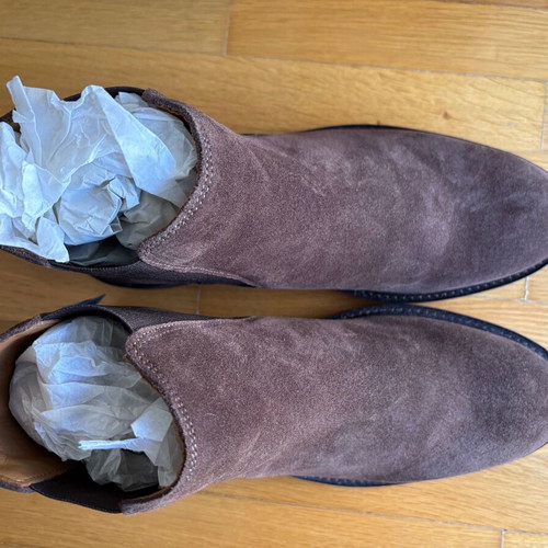 Hackett suede Chelsea boots size 41 new dark brown