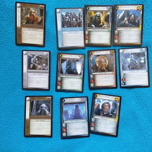 Κάρτες Lord of the Rings TCG σαν καινούργιες, πακέτο 11 τεμαχίων