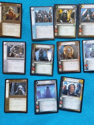 Κάρτες Lord of the Rings TCG σαν καινούργιες, πακέτο 11 τεμαχίων