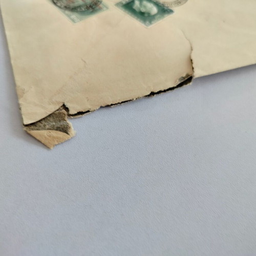 Envelopes with stamps and postmarks from the 1940s used, set of 2