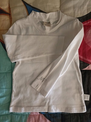 MatouFrance long-sleeve shirt for 3-year-old girl, like new, white, 98 cm