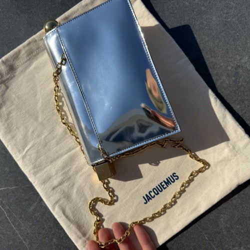Jacquemus limited edition silver crossbody bag