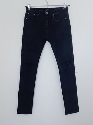 Liquor n Poker Jean Pant μεταχειρισμένο, μέγεθος 32R, μαύρο παντελόνι