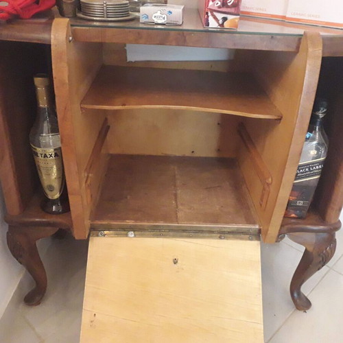 Vintage bar furniture made of root wood like new (1950-60)