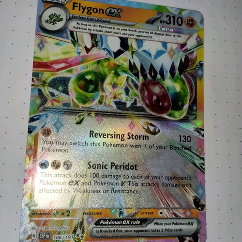 Flygon Ex Pokemon card like new