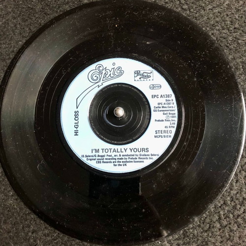 Hi-Gloss You'll Never Know Vinyl Single 7" 45 RPM pop, like new