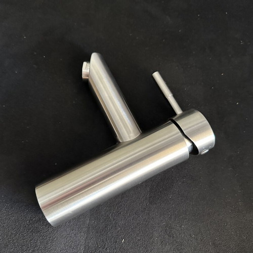 Italian INOX sink faucet new, silver 35mm