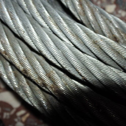 Steel wire rope 16mm x 30 m used, rust-free