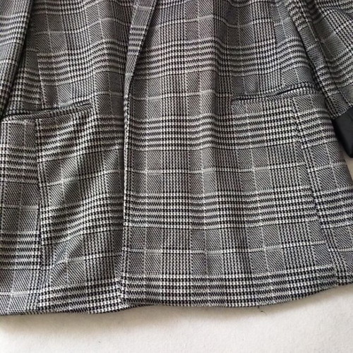 Stradivarius women's jacket used, grey black, seasonal