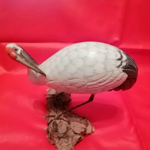 Wooden handmade birds like new, decorative