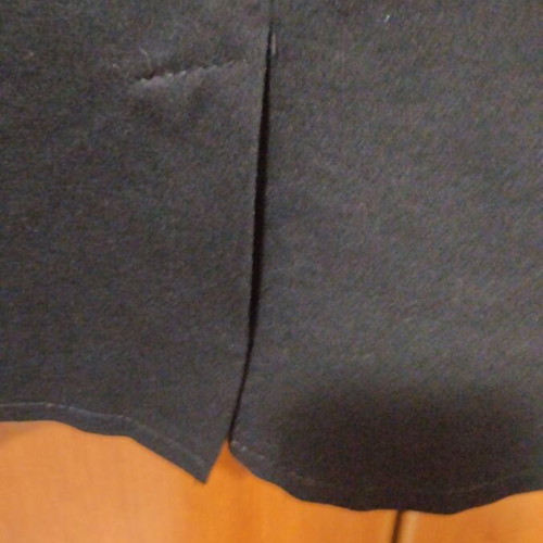 Black mini skirt used, size M, office style