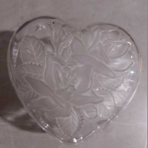 Glass handmade fondue pot new