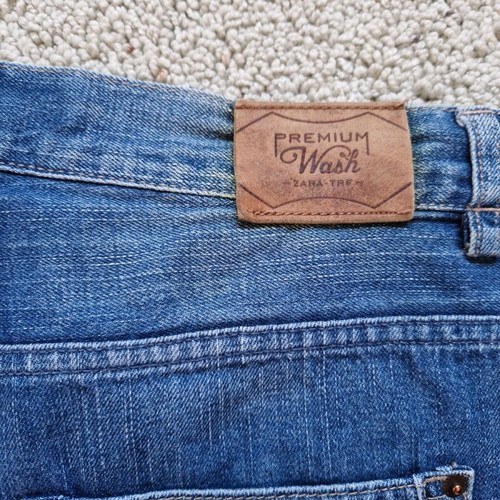 Zara shorts S/36 blue like new with defect