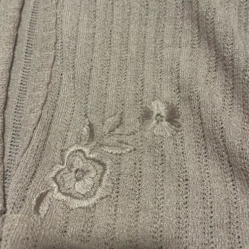 Matis cardigan soft pink with embroidery like new, size M