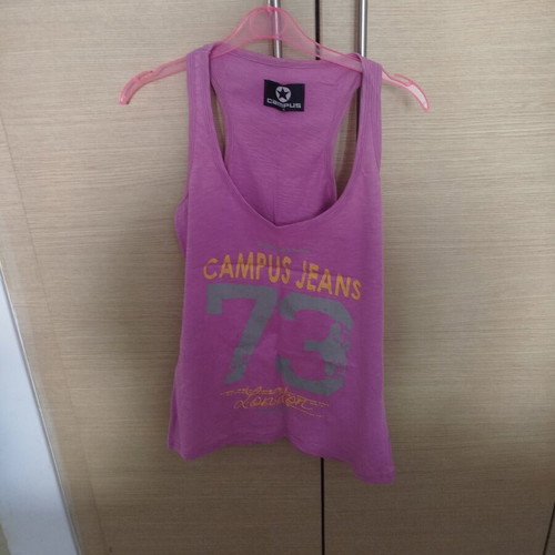 Campus sleeveless summer sports shirt purple size M new