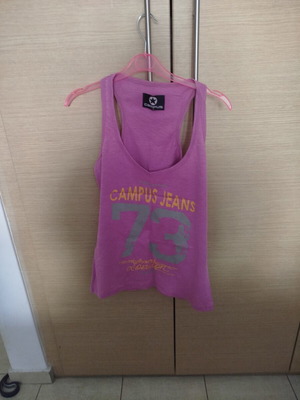 Μπλούζα αμάνικη καλοκαιρινή αθλητική Campus μωβ μέγεθος M καινούργιο