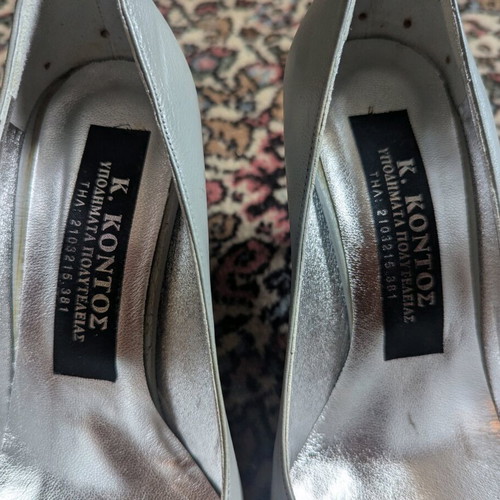 K. KONTOS handmade pumps
