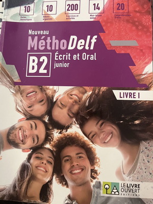 Méthodelf B2 French learning books like new, set of 3