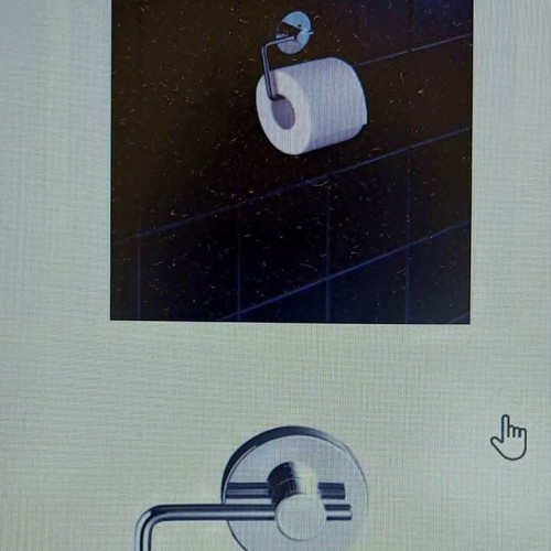 Toilet Paper Holder Vacuum-Loc® New, Chrome Steel