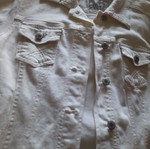 Country Romantic jean jacket μεταχειρισμένο, λευκό, μέγεθος S