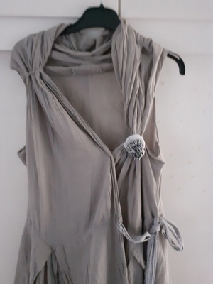 Boho midi dress A.L.E. like new, sleeveless, sand color
