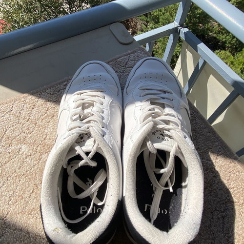 Ralph Lauren sneakers size 43 used, white